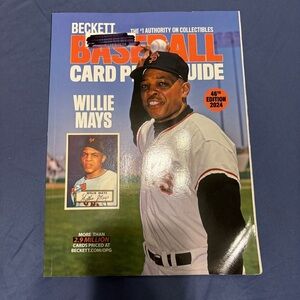 Beckett Baseball Card Price Guide 2024 46th Edition Willie Mays